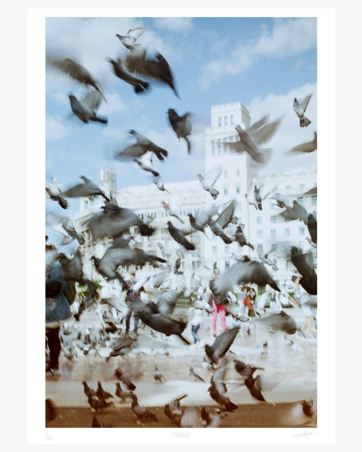 « L’envolée » — SandyHeily · tirage photo d’art A2, sans cadre