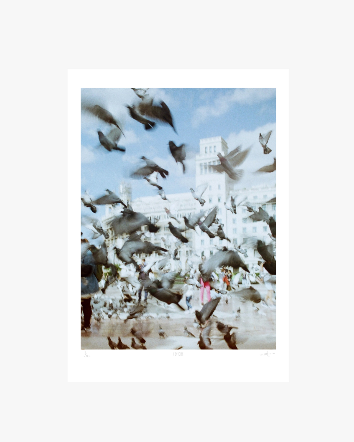 « L’envolée » — SandyHeily · tirage photo d’art A3, sans cadre
