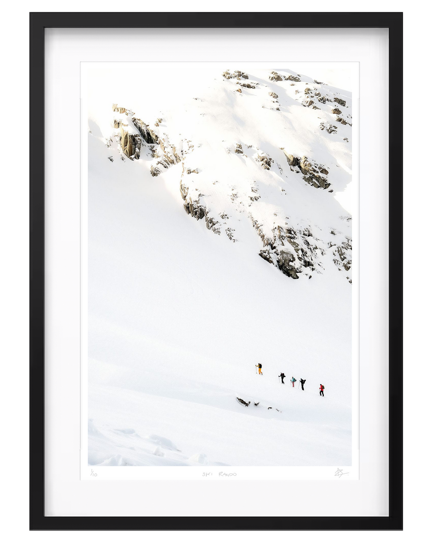 Ski Rando — A2 — cadre noir